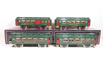 MTH 10-5011A Standard Gauge 418 Set Dark Green W/Brass Trim Passenger LN • $809.99