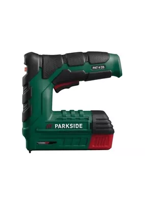 Parkside Cordless Nailer Stapler Nail Gun - 4V Li-Ion Fast Rechargeable Battery • £29.99