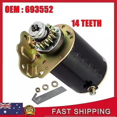 NEW Starter Motor 14 Tooth Replacement FOR Briggs And Stratton Mower Accessory • $52.25