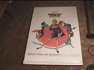 Modesty Blaise 1966 Orig Movie Poster Cult Classic • $350