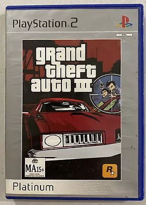 Grand Theft Auto III A PS2- COMPLETE Manual And Map - FREE POST • $14.95