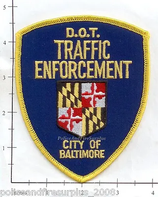 Maryland - Baltimore MD Traffic Enforcement Police Dept Patch • $3.99