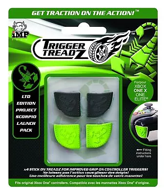 Trigger Treadz: Ltd Edition Project Scorpio (4 Pack) [Black/Green] /Xbox One • £2.77