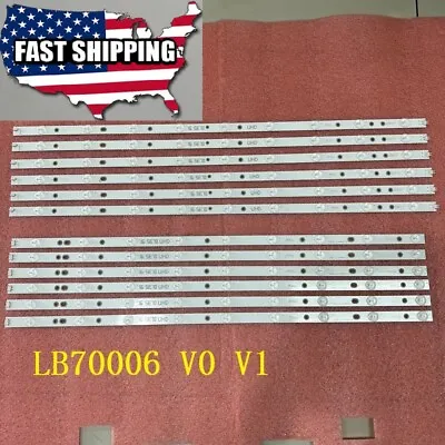 Kit LED Backlight Strip For Vizio Lftrvrct S700DUA-3 E70-E3 LB70006 V0 V1_01 • $39