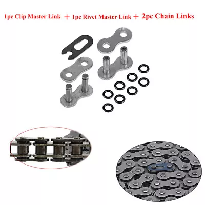 520 O-ring Chain Connecting Clip Master Link & Rivet Link For Motorcycle Chain • $7.99