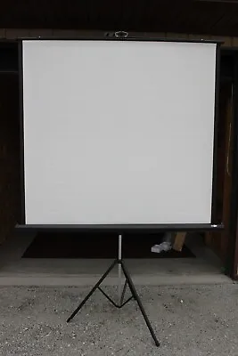 Quandt Portable Tripod Projection Screen 60  X  60  High-Resolution NewOldStock • $99