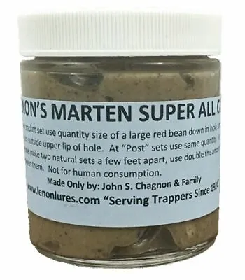 Lenon's Marten Super All Call Lure 16 Oz Pint Jar Long Liner Trapper's Special • $80
