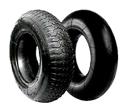 3.50 - 8 Tyre And Innertube For Wheelbarrow Wheel / Trolley / Sack Truck Wheels • £9.95