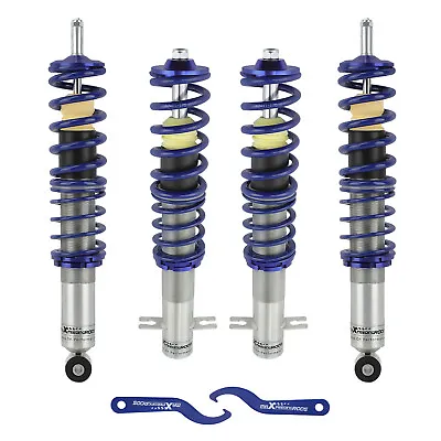 4pcs Adjustable Height Street Coilovers Kits For VW Golf Jetta I Caddy MK1 • $208