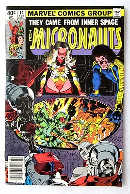 Micronauts #14 - 1979 Marvel Comics - Bronze Age - Michael Golden Cover - Bagged • $3.99