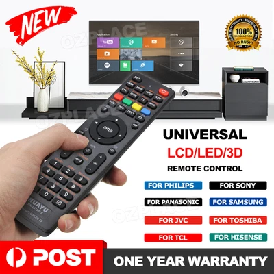 $5.85 • Buy Universal LCD/LED/TV Remote Control For Samsung/Panasonic/TCL/Sony/LG/Soniq AUS