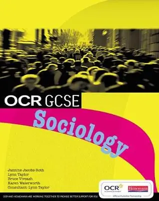OCR GCSE Sociology: Student Book By Waterworth Karen Paperback Book The Cheap • £3.49