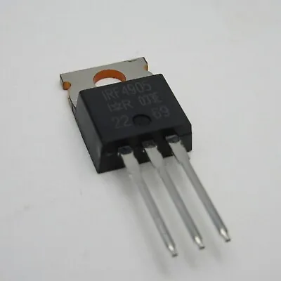 4 International Rectifier IRF4905 Power MOSFET -74A -55V RDS(on) .02 P-Channel • $9.99