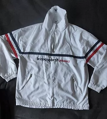 Le Coq Sportif White Training Jacket Large  • £11.99