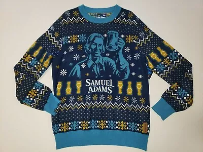 Tipsy Elves Mens Ugly Christmas Sweater SMALL Samuel Adams Light Up NEW • $28.94