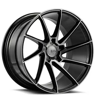 (4) 20  Savini Wheels Black Di Forza BM15 Gloss Black W DDT Rims (B8) • $2044