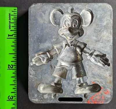 Vintage Mickey Mouse Metal Candy Baking Mold • $95