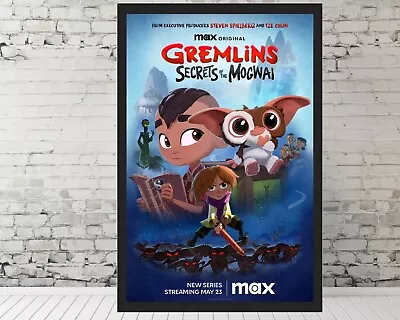 Gremlins Movie Poster Secrets Of The Mogwai Series - 11x17  FRAMED Wall Art • $33.90
