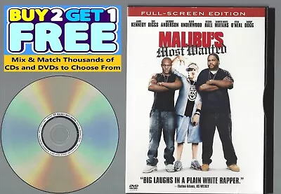 Malibus Most Wanted (DVD 2003) Jamie Kennedy Taye Diggs Disc & Cover Art Only • $4.99