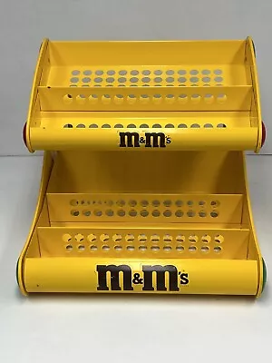 M&M Candy Retail Display Case Yellow Metal  • $95