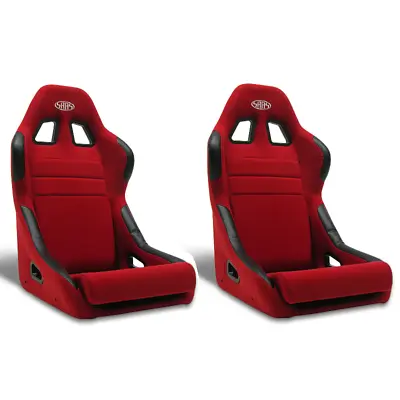 SAAS Seats (2) Fixed Back Mach II Red ADR Compliant • $700