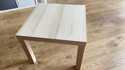 IKEA Lack Side Table White Stained Oak Effect 55x55cm • £9