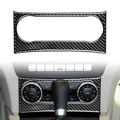 Air Conditioning Panel Cover Trim For Mercedes Benz C Class W204 Carbon Fiber • $12.06