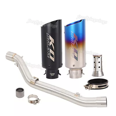 For Suzuki DRZ400SM DRZ400S 2000-2023 Mid Link Pipe Exhaust Mufflers DB Killer • $162.84