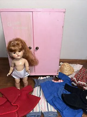 Vintage Vogue Ginny Doll With Wardrobe And Handmade Clothes • $30