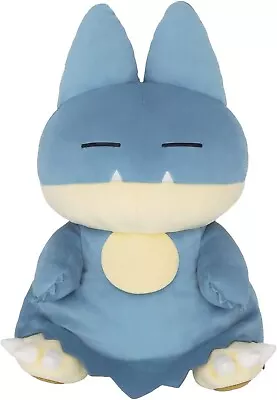 Pokemon Chewy Hug Cushion Munchlax Plush Doll H38cm Stuffed Toy PZ68 Sanei NEW • $139.99