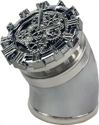 2.5  4 Piece Timepiece Design Metal Herb Spice Smoke Tobacco Bent Grinder • £17.36