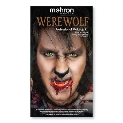 Mehron Professional Werewolf Character Makeup Kit Fancy Dress Party Birthday • £27.99