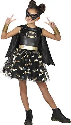 $24.95 • Buy Rubie's Girls Batgirl Halloween Costume Small (4-6) S Cape Mask Tutu