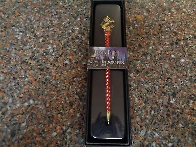 Harry Potter Gryffindor Pen Red Metal With Gift Box 849421002572 Brand New • $21.99