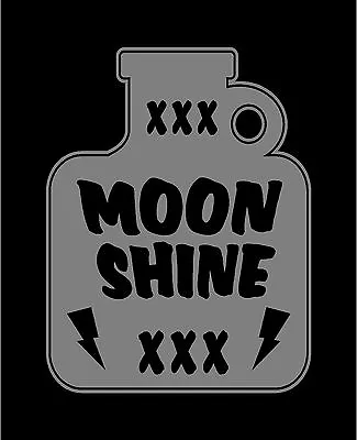 Moonshine Jug Decal Vinyl Car Window Sticker Country Drinking Shine Graphic • $5.09
