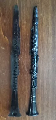 2 Vintage Pete Fountain New Orleans Clarinet Swizzle Sticks • $13.95