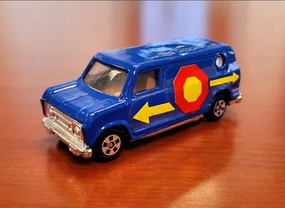 SUPER RARE Vintage Zee Toys Zylmex Blue Hippie Van With Bubble Windows Hong Kong • $13