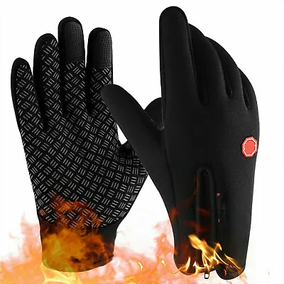 Thermal Windproof Waterproof Winter Gloves Touch Screen Warm Mittens Men Women • $7.51