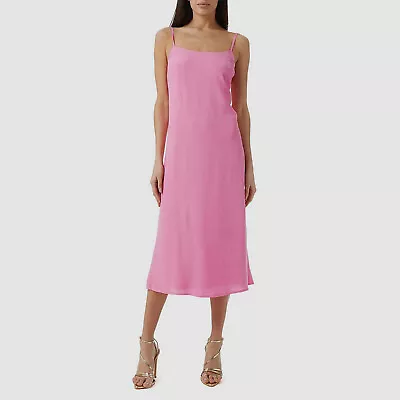 $352 Melissa Odabash Women's Pink Primrose Lace-Up Knee-Length Dress Size XS • $112.78