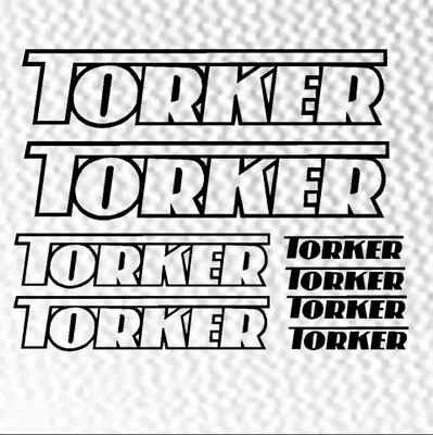 8x Torker BMX Bike Decals Sheet - Vinyl Stickers • $17.95