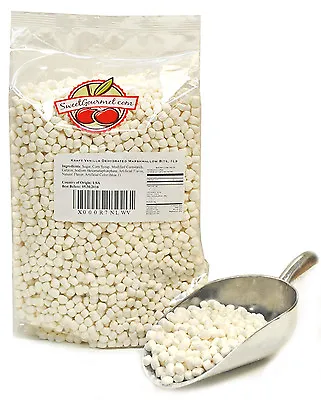 SweetGourmet Vanilla White Mini Dehydrated Marshmallow Bits Bulk - 1.5 Pounds • $17.19