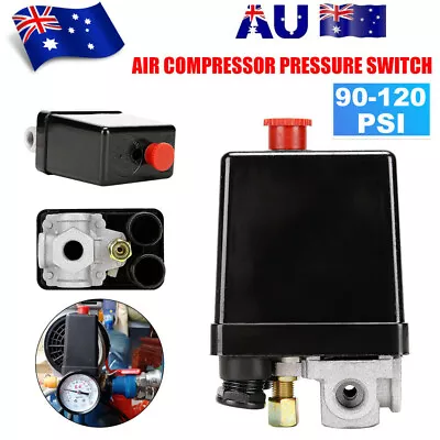 Air Compressor Pressure Switch Control Valve Replacement Parts 90-125 PSI 240V • $20.98