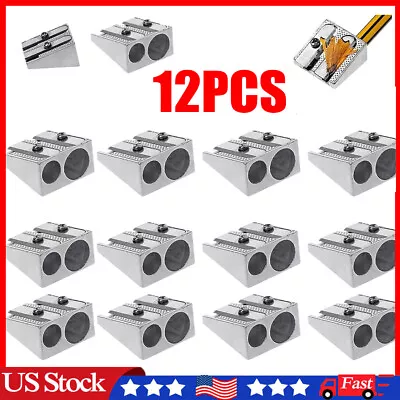 Metal Pencil Sharpener12PCS Pencil Sharpener Handheld Pencil Sharpener Manual • $10.99