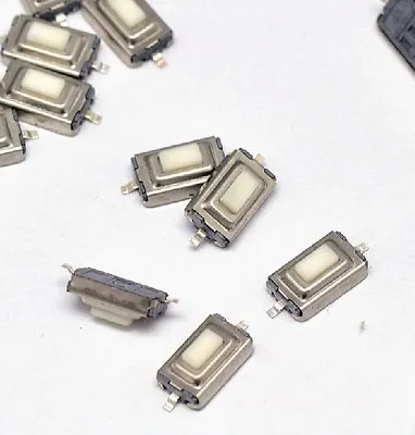 100pcs 3*6*2.5mm Tactile Push Button Switch Tact Switch Micro Switch 2-Pin SMD • $1.99