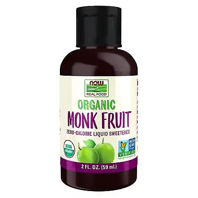 NOW FOODS Monk Fruit Liquid Organic - 2 Fl. Oz. • $14.66