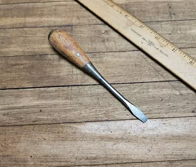 Vintage Screwdriver RARE Antique Mechanics Vintage Automotive Tools  6  Flat☆USA • $6