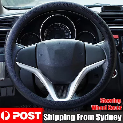 Silicone Leather DIY Car Steering Wheel Cover Anti-slip Protection 13 -16  Parts • $8.68