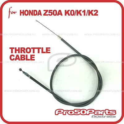 Honda Z50A Minitrail Monkey Throttle Cable Grey Colour Cable Z50 Monkey Bike • $25.38