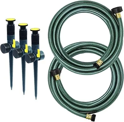 Melnor 95548-IN Multi-Adjustable Garden Above Ground Sprinkler System Kit Wa... • $150