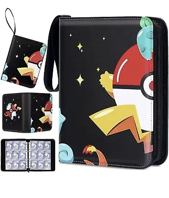 900Cards 9-Pocket Card Binder For Pokemon Trading Card Games Collection Binder • $19.90